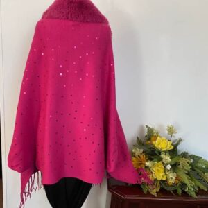 Poncho fucsia - imagine 2