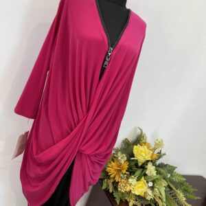 Bluza roz răsucita - imagine 4