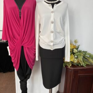 Bluza roz răsucita - imagine 3