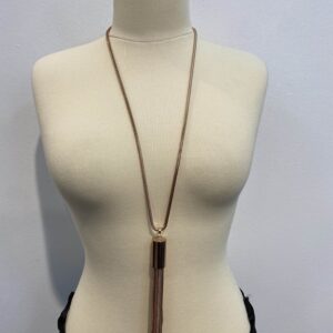 Colier rose gold cu ciucure - imagine 2