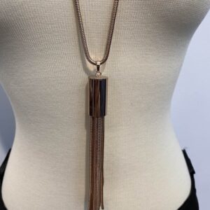 Colier rose gold cu ciucure - imagine 1