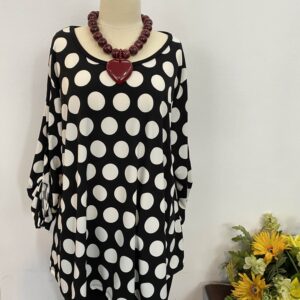 Bluza cu buline albe - imagine 2