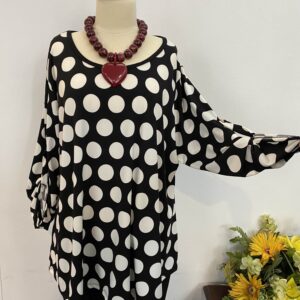 Bluza cu buline albe - imagine 1