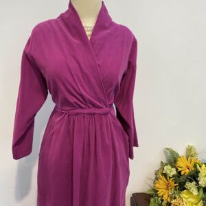 Rochie ciclamen raiat - imagine 2