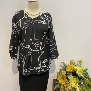 Bluza A/N cu model stilizat - imagine 1