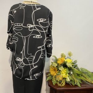 Bluza A/N cu model stilizat - imagine 2