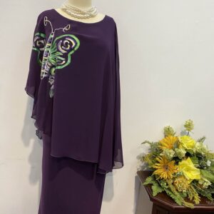 Rochie ocazie fluture pictat - imagine 2