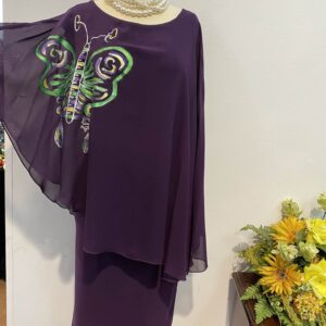 Rochie ocazie fluture pictat - imagine 3