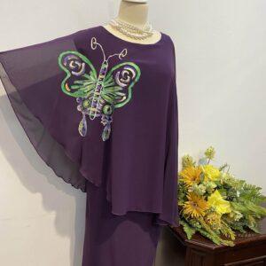 Rochie ocazie fluture pictat - imagine 6