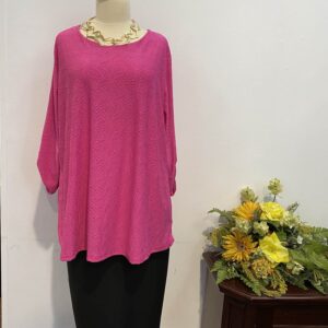 Bluza ciclamen cu model - imagine 6