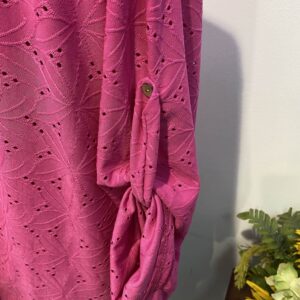 Bluza ciclamen cu model - imagine 4