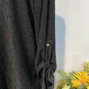Bluza neagră cu model - imagine 5