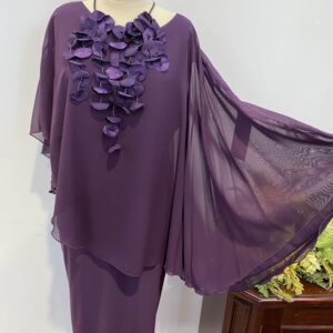 Rochie mov de ocazie - imagine 3