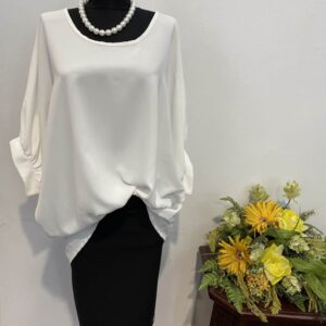 Bluza Iuli albă - imagine 2