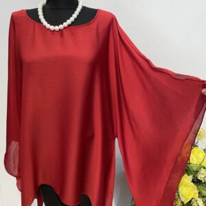 Bluza Mia roșu închis - imagine 2