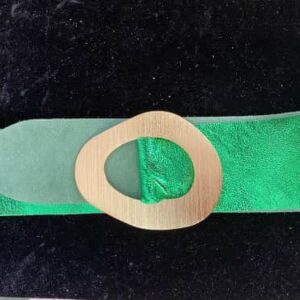 Curea piele verde - imagine 1