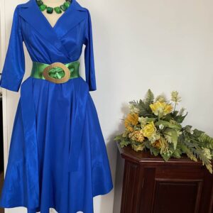 Rochie albastră anii 60 - imagine 3