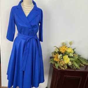 Rochie albastră anii 60 - imagine 1