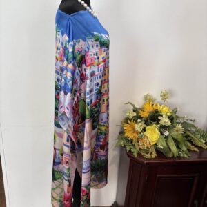 Bluza/rochie Amalfi blu - imagine 4