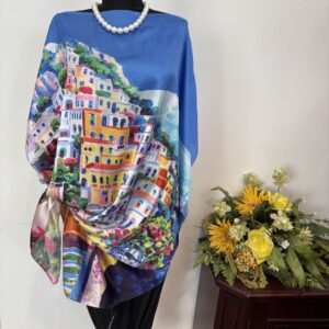 Bluza/rochie Amalfi blu - imagine 1