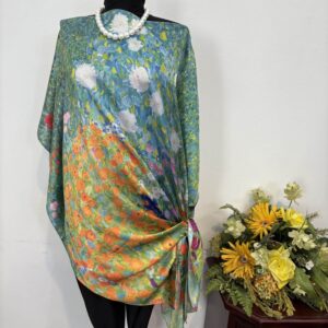 Bluza/rochie Câmp cu flori - imagine 1