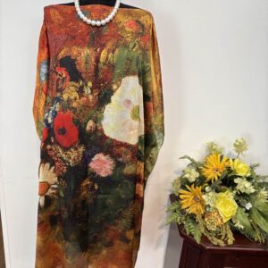Bluza/rochie Cărămizie - imagine 3