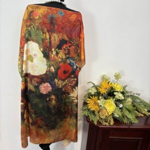 Bluza/rochie Cărămizie - imagine 5