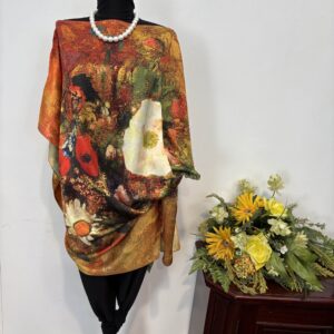 Bluza/rochie Cărămizie - imagine 1