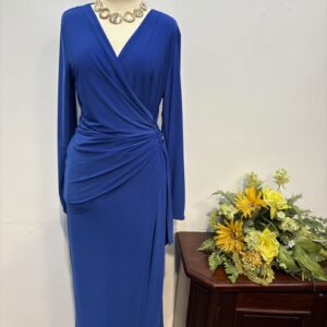 Rochie jerse albastru - imagine 1